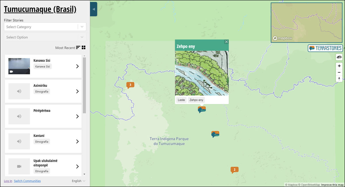 Mapping Territory and Cultural Heritage in the Tumucumaque and Paru D’Leste Indigenous Territories, Brasil